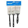 Image 1 : VALU+ Paint Brush Set, 3 Pieces