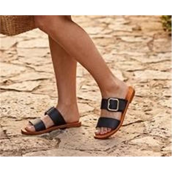 Los Cabos Doti Black Sandals Size 41