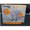 Image 2 : Luminus LED Basix BR30 Bulb 2-Pack