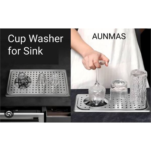 Glass Rinser, 304 Stainless