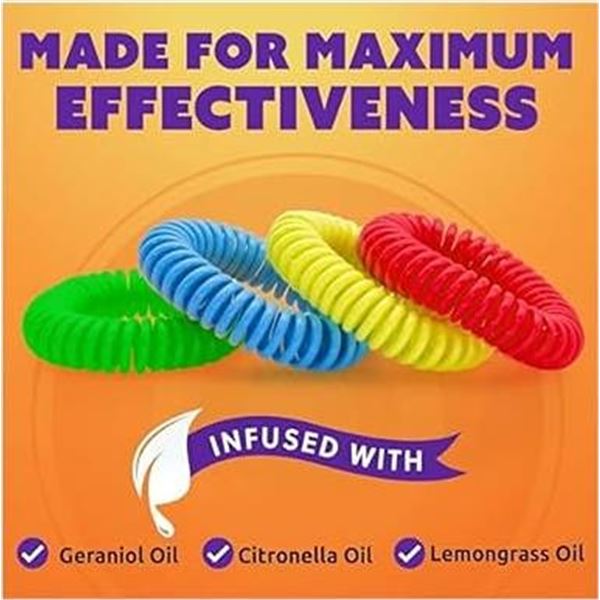 16 Pack Frokito Spiral Insect Bands