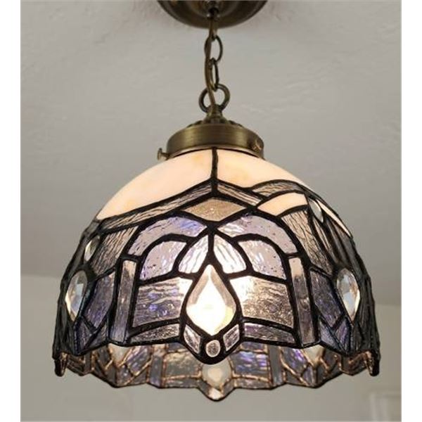 Glass Pendant Light Fixture Set
