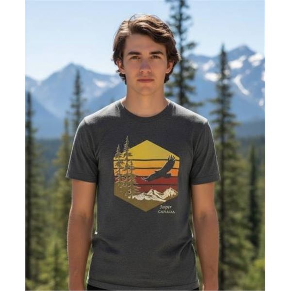 American Apparel 1301 Heavyweight Cotton T-Shirt with Graphic Design