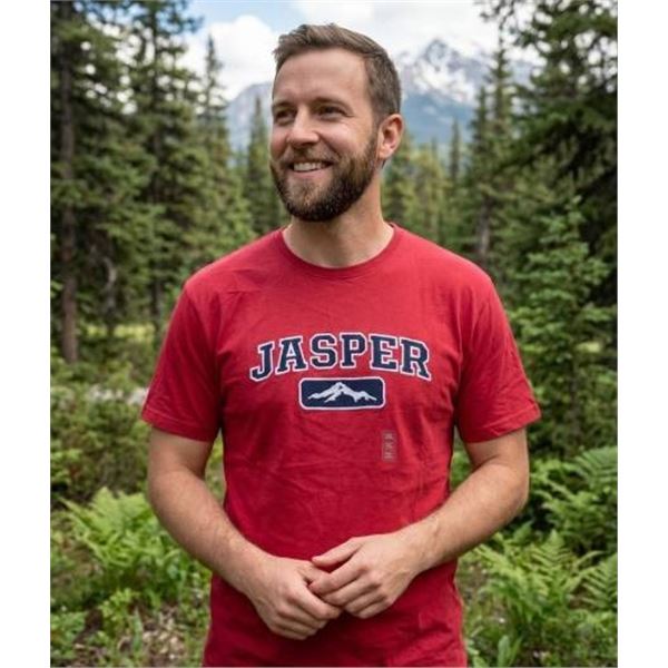 River Wear True North Small Red Jasper T-Shirt with Mountain Graphic