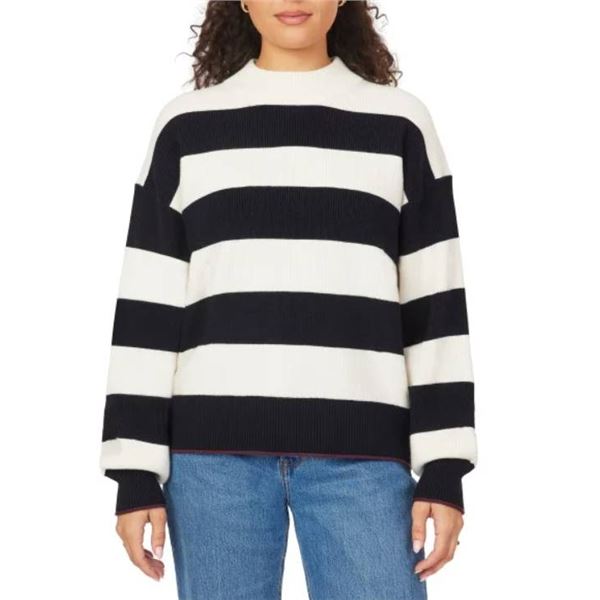 Scotch & Soda Womenâ€™s Ribbed Mock Neck PulloverItem Â 1938878
