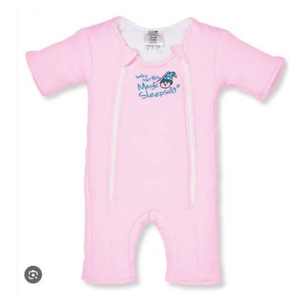 Baby Merlin's Magic Sleepsuit Small, 3-6 Months, 12-18 lbs, Pink