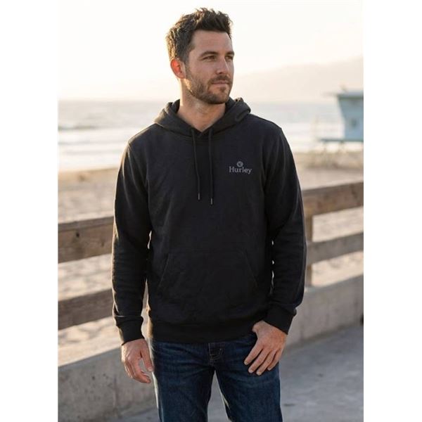 Hurley Black Hoodie Sweatshirt, Size XL