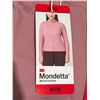 Image 3 : Mondetta Women's Zip-Up Top in Pink, Size M/M