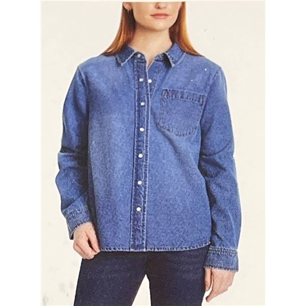 Lucky Brand Denim Shirt S/P Model Costco D31 1914050