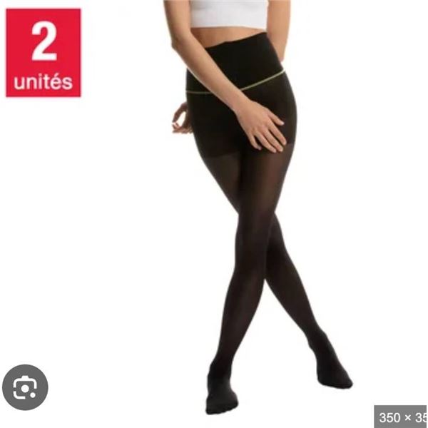Sheertex Stubbornly Strong Rip-Resist Tights, 2-Pack, XL/TG