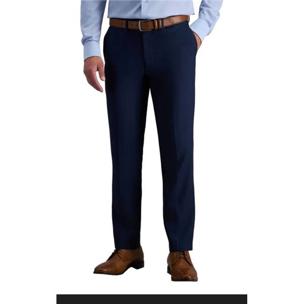 Haggar 30x32 Dress Pants, Straight Fit, Wrinkle-Resistant