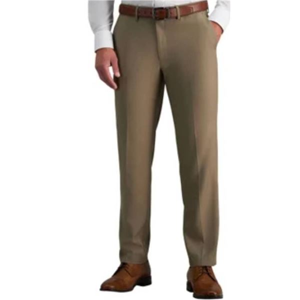 Haggar 40x32 Straight Fit Dress Pants with Flex Waistband