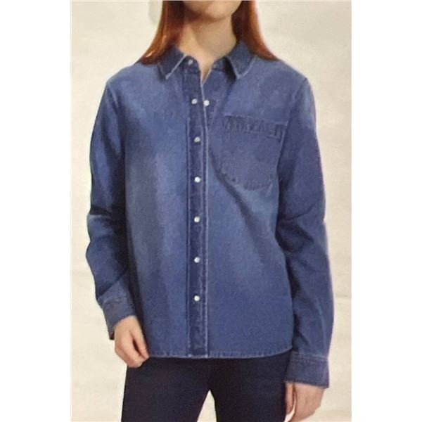 Lucky Brand Denim Shirt L/G Costco D31 Model 1914050
