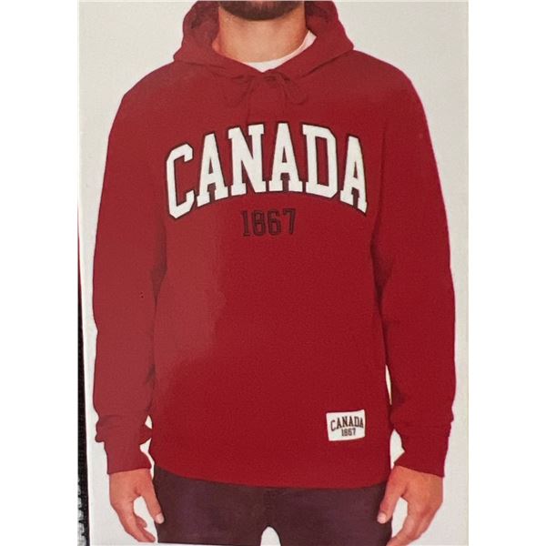 Canada 1867 Red Hoodie Size L/G With Tag