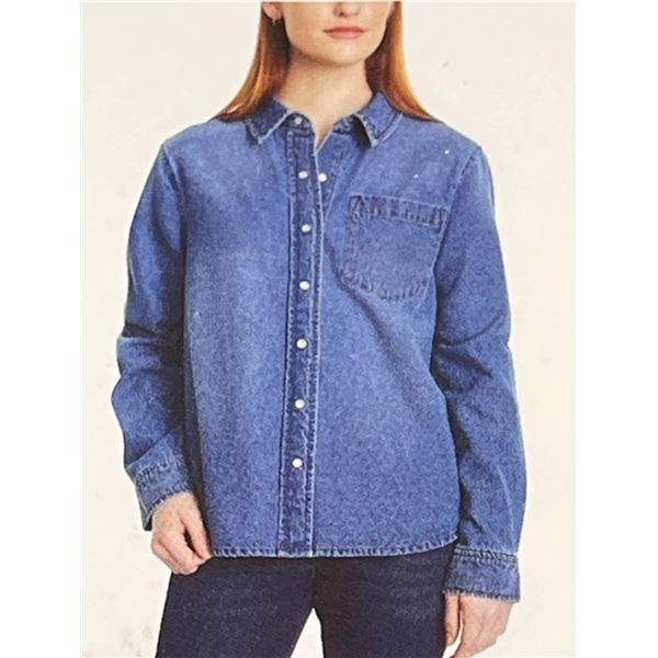 Lucky Brand Denim Shirt L/G Costco D31 Model 1914050