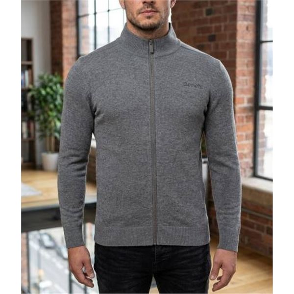 Bench Zip-Up Jacket in Dark Grey, Size L/G