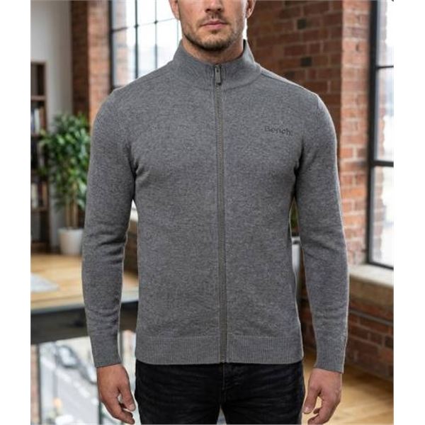 Bench Zip-Up Jacket in Dark Grey, Size L/G