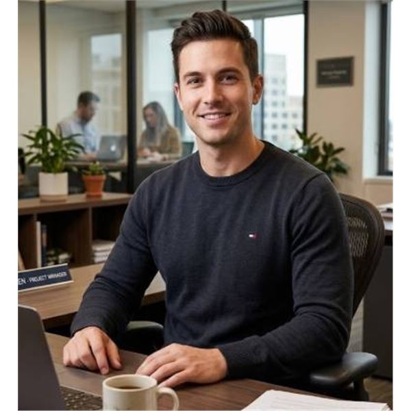 Tommy Hilfiger Sweater, Black, Size Small, Made in Cambodia