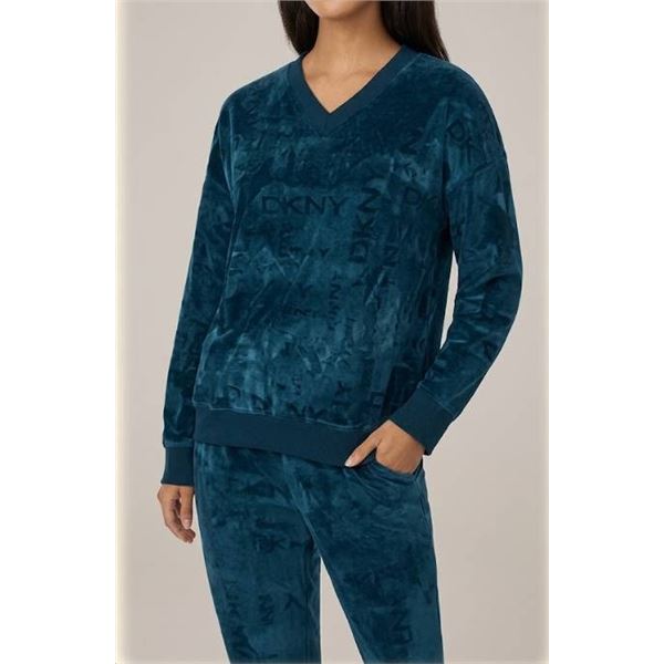 DKNY Women's V-Neck Lounge Set, Size Small