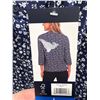 Image 4 : Lands' End Button Front Pintuck Top, Navy, Size Large