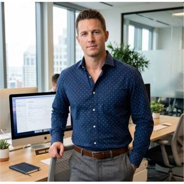 Tommy Hilfiger Men's Button-Up Shirt, XL, Model 18TH627401