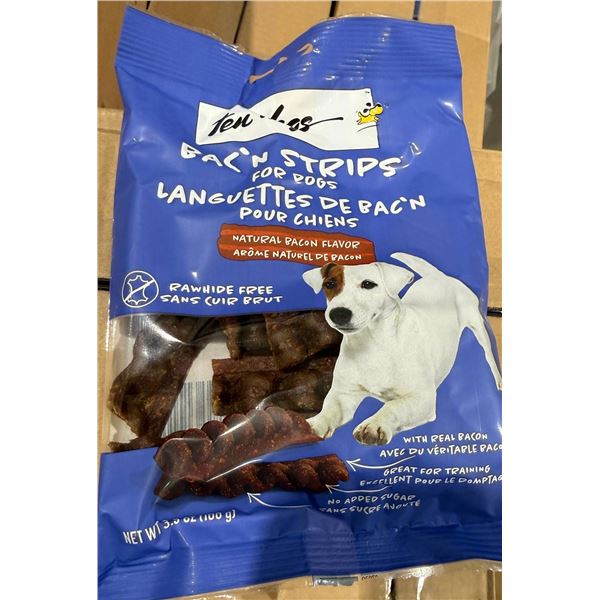 TenDogs Bacon Strips for Dogs 12 x 100g case