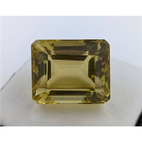 87.8 ct Certified Lemon Quartz gemstone ($13,170 Appraisal)