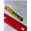 Image 4 : Hand Poured Ingot for Computer Pin recovery approx 1.3oz - purity unknown