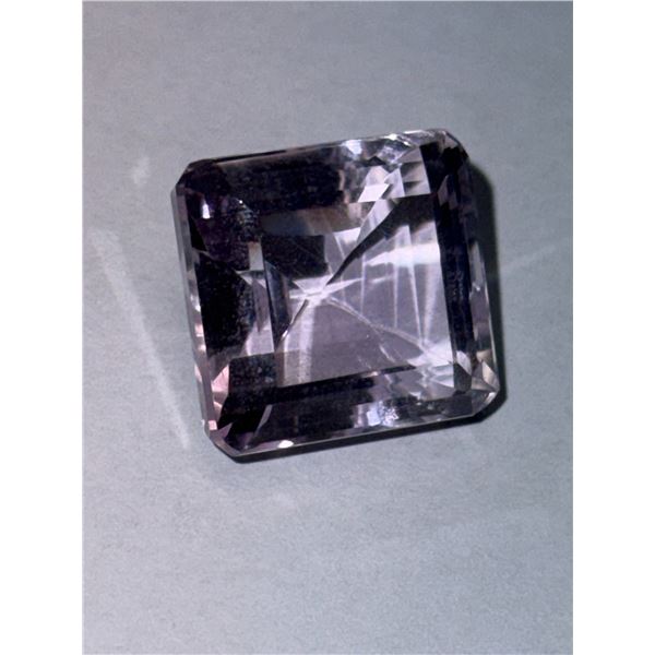 Octagon Cut Pink Amethyst 31.76 ct with appraisal Certificate $2845.00