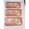 Image 1 : 3 Canadian $2 Banknotes 1974