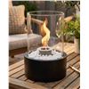 Image 1 : JHY Design Tabletop Fire Pit, Extra Large Black