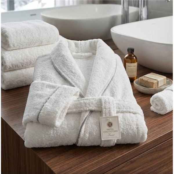 Hotel Collection Finest Bathrobe Large/X-Large Cotton-Modal Blend
