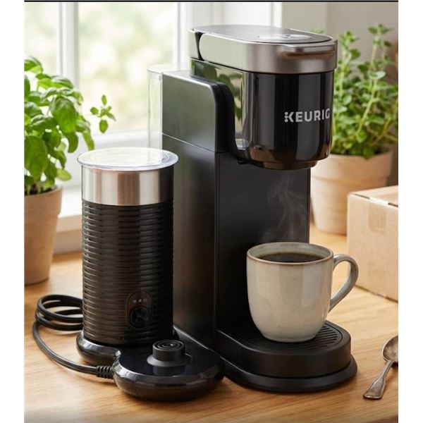 Keurig Single Serve Coffee Maker With Milk Frother, Model K-Latte