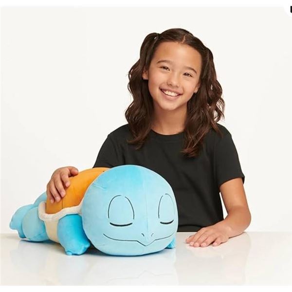 Pokemon 18-inch Plush Sleeping Squirtle - Cuddly Pokemon