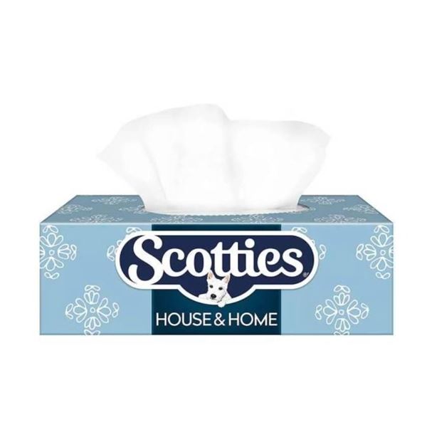 12 Boxes Scotties House & Home Tissues