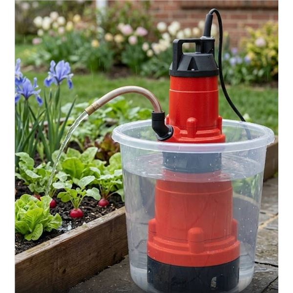 Red Lion RL25U Multi-Purpose Pump, 1/4 HP, 1600 GPH, Cast Aluminum