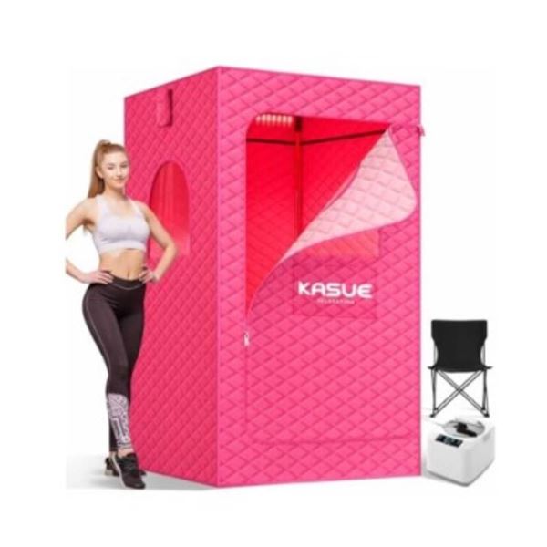 Kasue Portable Infrared Sauna Tent with 3L Steamer and Remote Control