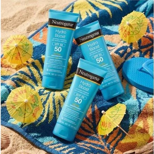 Neutrogena Hydro Boost Water Gel SPF 50 Sunscreen 3x88 mL