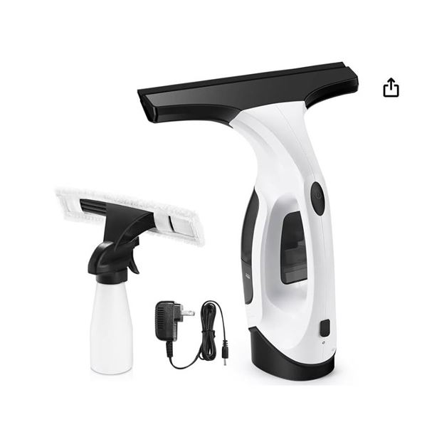 Window Vacuum Squeegee Cordless,Power Window Vacuum Cleaner Set,Window Squeegee Electric Cleaning To