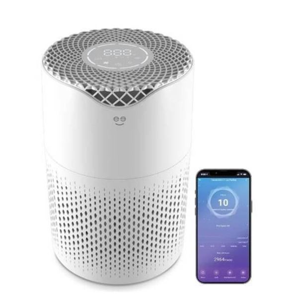 Geeni PetConnect Smart Air Purifier With HEPA Certification, Alexa And Google Integration