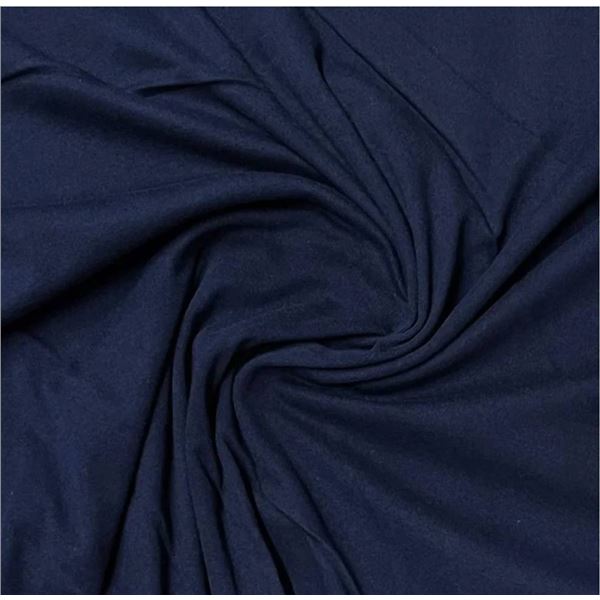 Roll of Navy KF Rib 1x1 Knit Fabric, 17.6 kg, 75.50 Meters