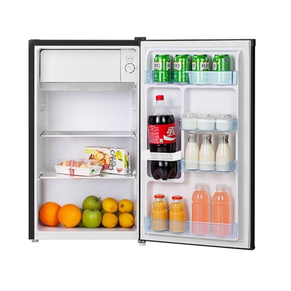 Hisense Compact Refrigerator - Reversible Door - 3.3-cu ft - Black