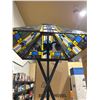 Image 3 : Stained Glass Table Lamp With Metal Base, Y20 Model
