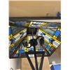 Image 5 : Stained Glass Table Lamp With Metal Base, Y20 Model