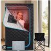 Image 1 : Portable Red Light Infrared Sauna with Foldable Chair and Remote Control