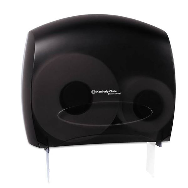 Kimberly-Clark 09507 Jumbo Roll Bath Tissue Dispenser, Smoke Gray