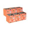Image 1 : Amazon Basics Collapsible Fabric Storage Cubes 6-Pack