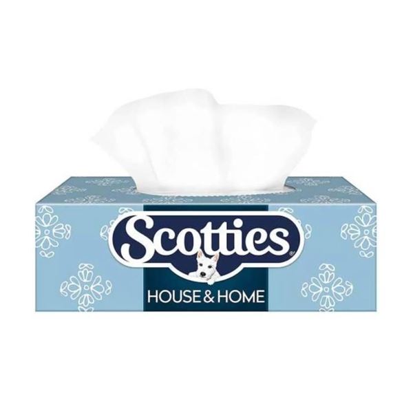 12 Scotties 2-Ply Facial Tissues Assorted Designs