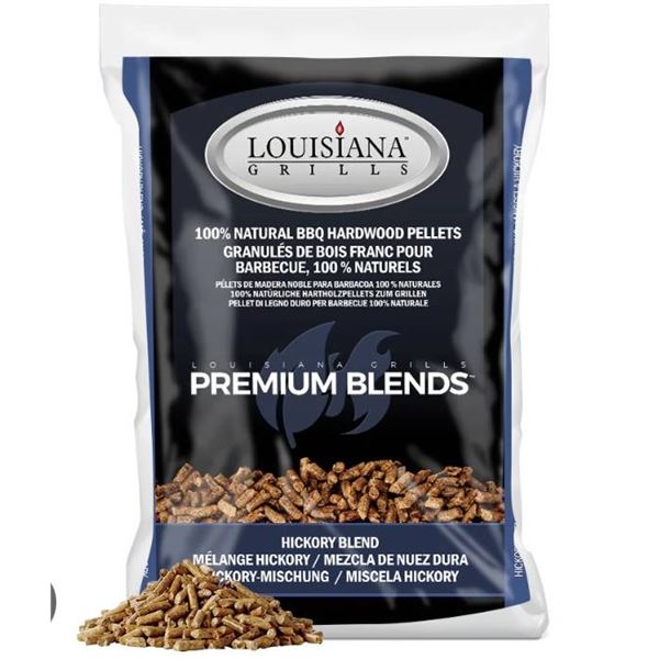 Louisiana Grill 100 Percent Natural BBQ Hardwood Pellets, Premium Blend, 18.4 kg (40 lbs)