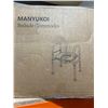 Image 2 : Manyukoi Bedside Commode, Grey, 44.5x19x43 cm